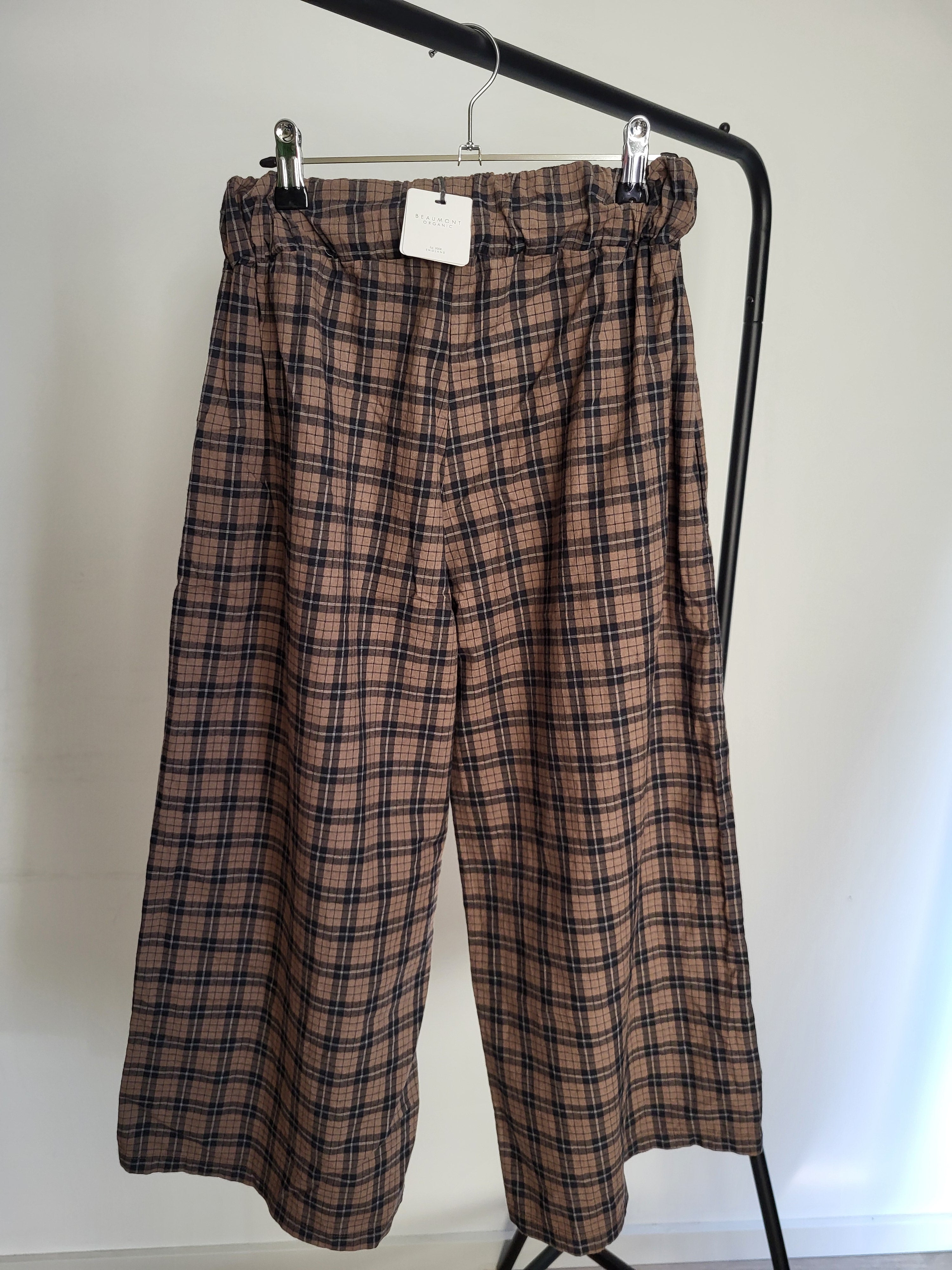 Adrienne-Mel Trousers in Plaid Size S