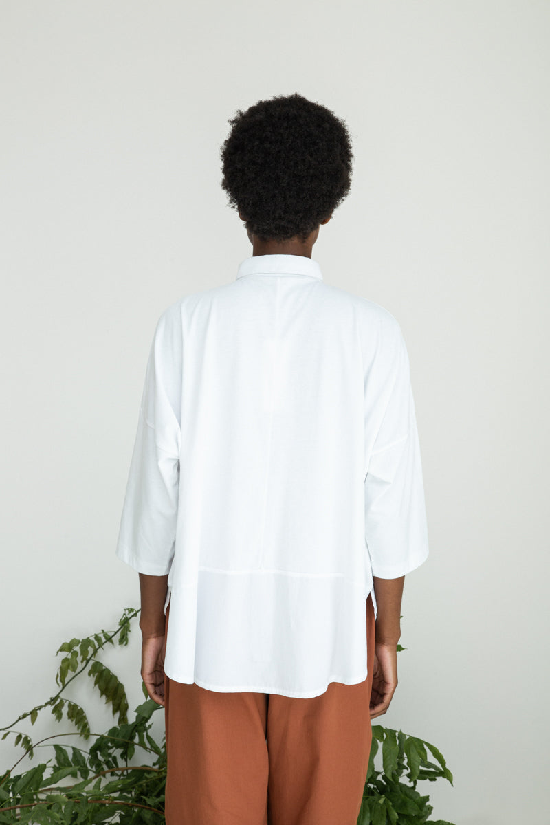 Lissie Organic Cotton Shirt in White