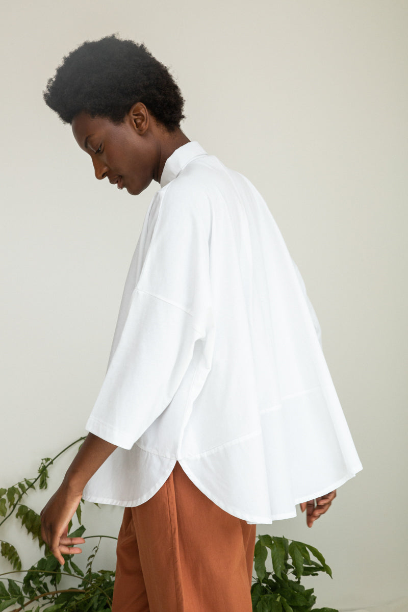 Lissie Organic Cotton Shirt in White