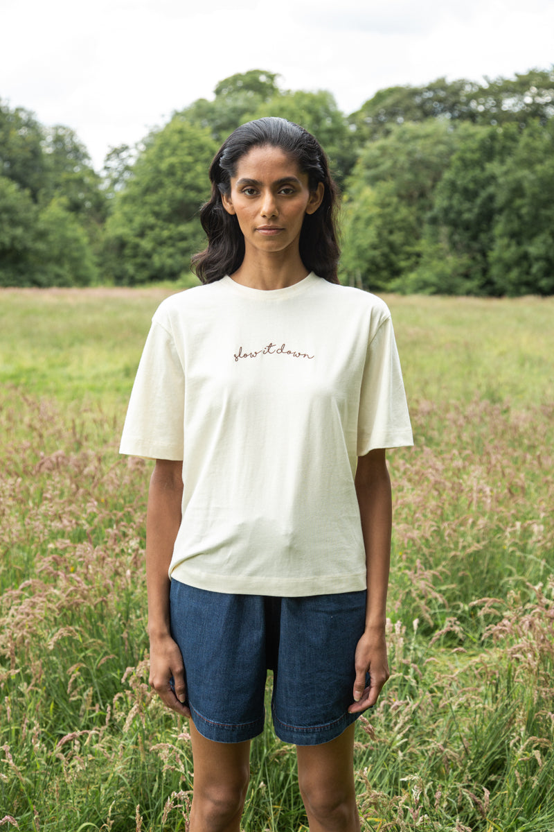 Samira Organic Cotton Top in White