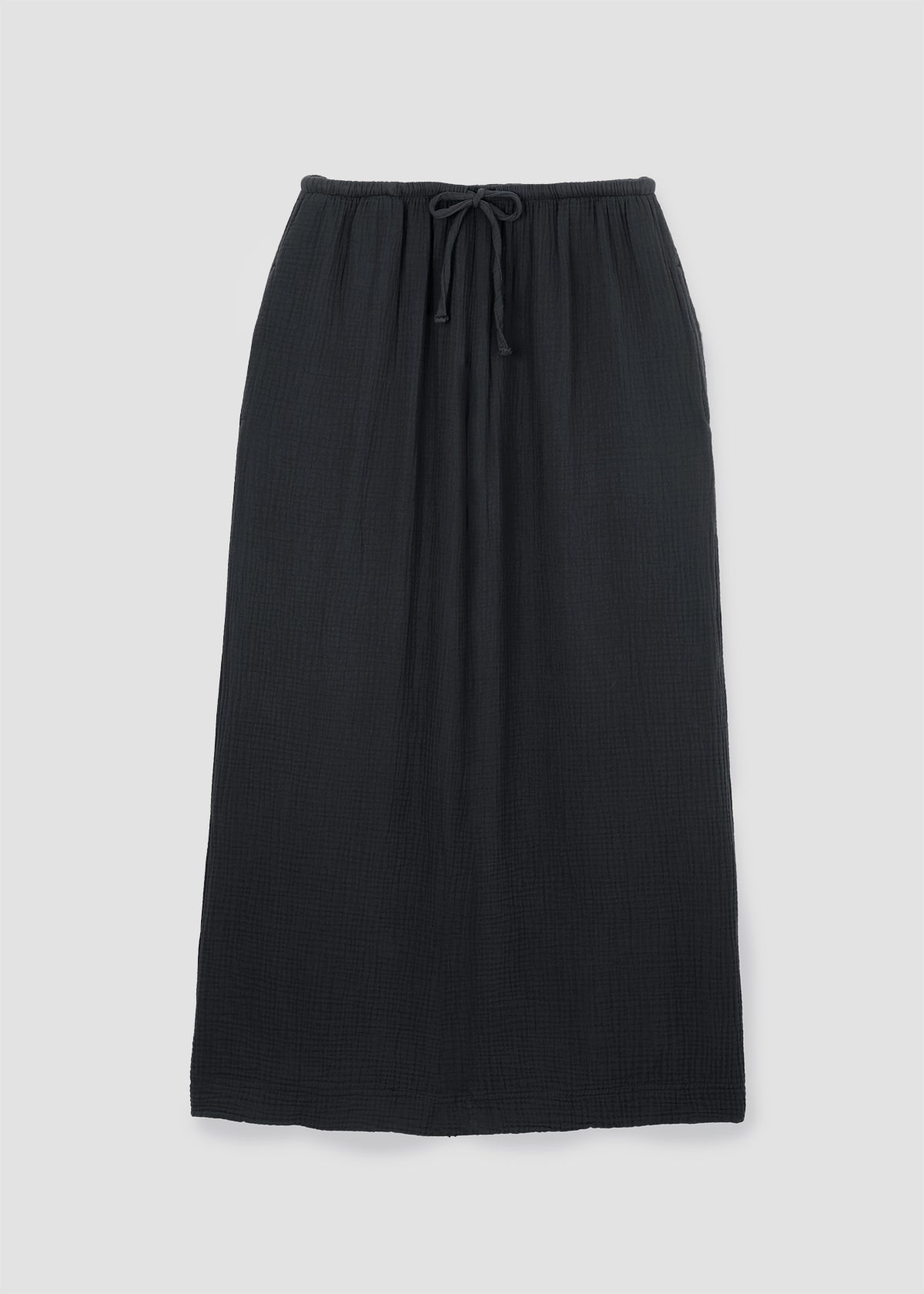 Macy Organic Cotton Skirt in Black