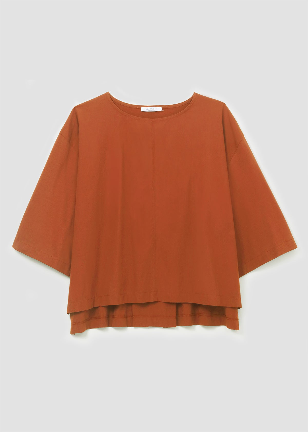 Shay Organic Cotton Top in Russet