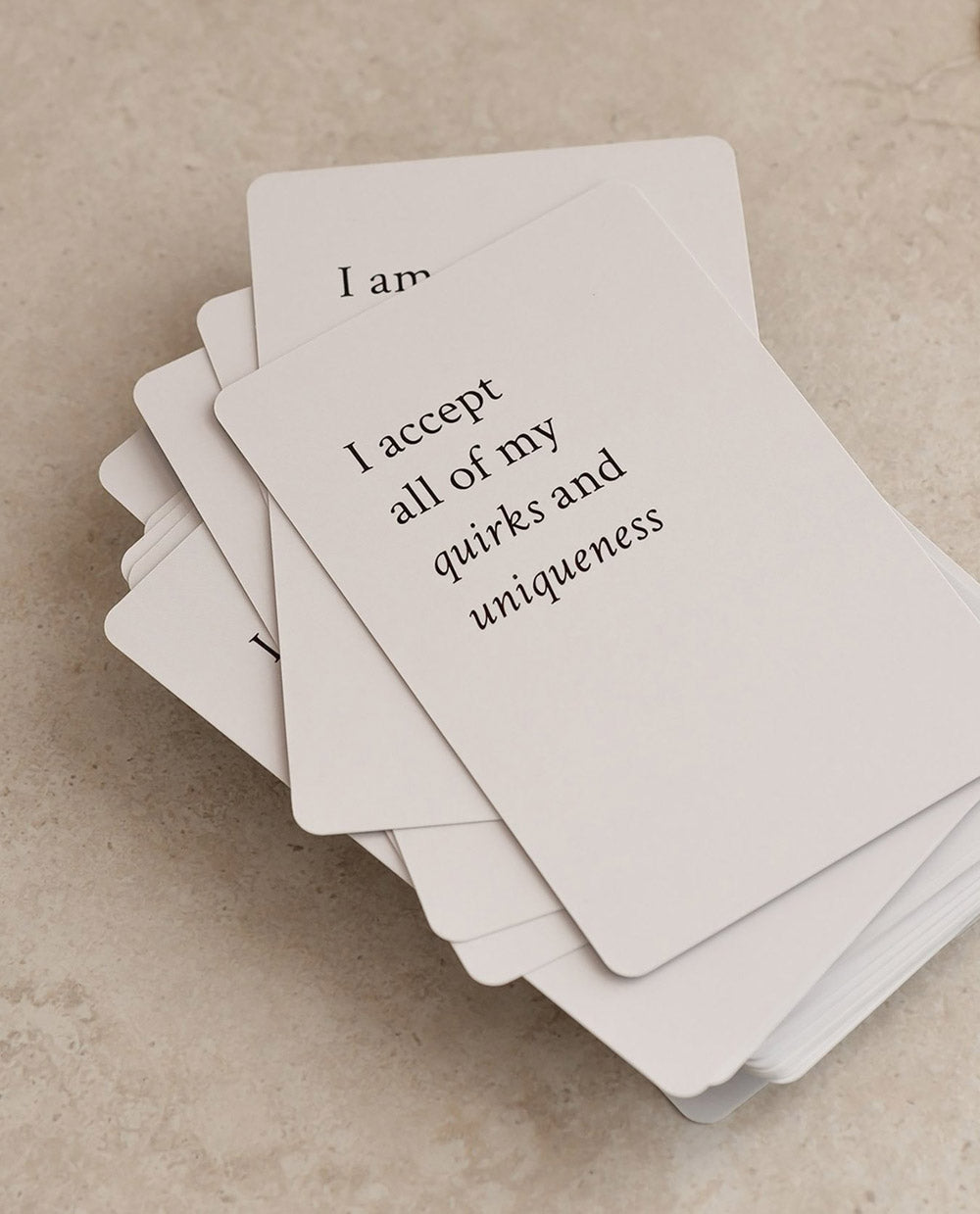 Affirmation Card Deck | Beaumont Organic