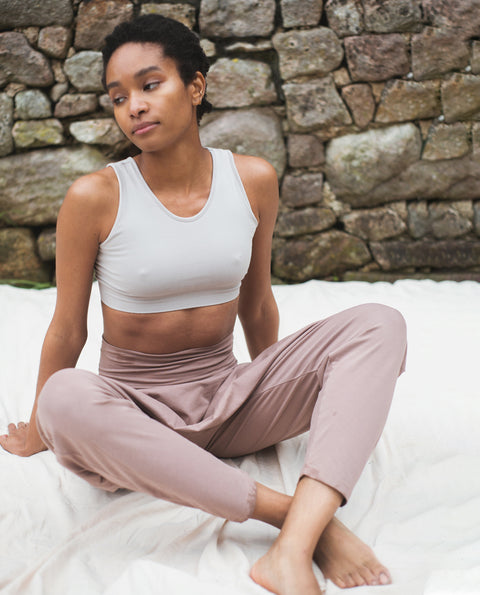 Kachina Organic Cotton Yoga Trousers In Aragon